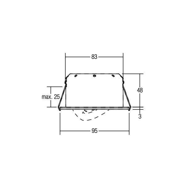 BRUMBERG LED-Einbaustrahler 350 mA, 6 W, 36°, 3000 K, rund, dreh- und schwenkbar, strukt BRUMBERG LED-Einbaustrahler 350 mA, 6 W, 36°, 3000 K, rund, dreh- und schwenkbar, strukt